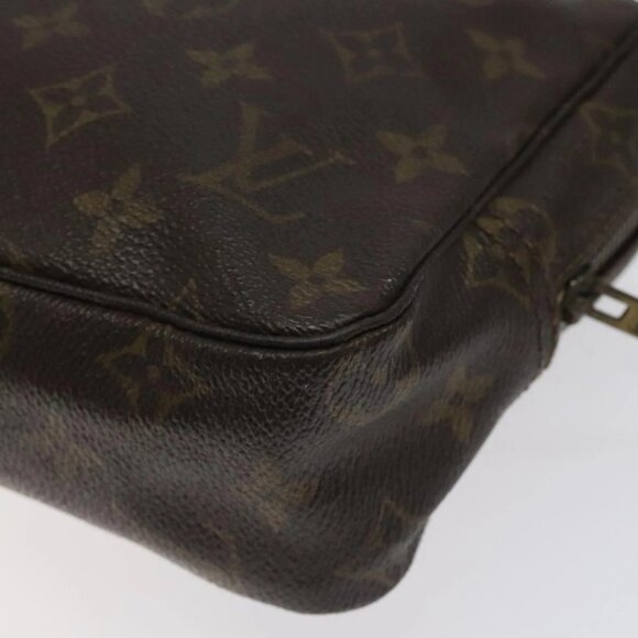 LOUIS VUITTON Monogram Trousse Toilette 23 Clutch Bag LV Auth - Picture 13 of 16